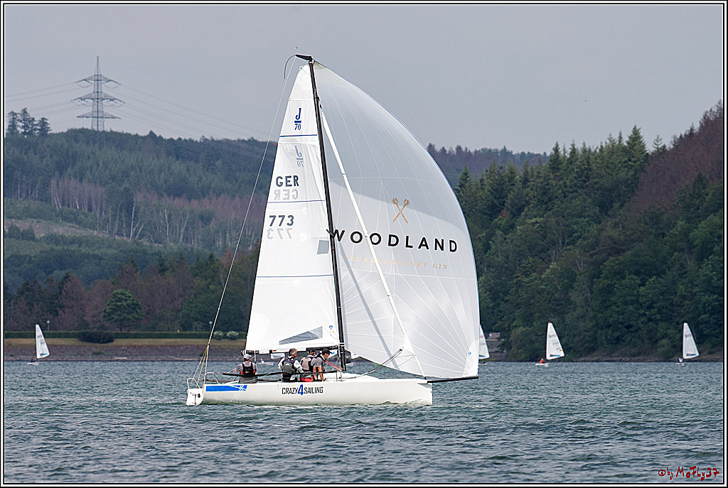 J70 - WOODLAND, 12.06.2021 Segelboot; Segeln; Woodland; Spinnaker; J70; Sorpesee; Sauerland
